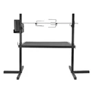 Onlyfire Adjustable Outdoor Camping Rotisserie Grill System And Spit Kit - Black. Fixed Price $97.15.
