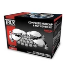 Trux THUB-C3 Wheel Accessories Cap Kit, Front & Rear, Stainless Steel. Fixed Price $255.65.