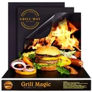 Bbq Grill Mat Set Of 100% Nonstick Heavy Duty 15.75"X13" Easy Clean. Fixed Price $24.06.