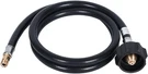 Gassaf 4 Ft Rv Propane Hose, Pigtail Connector QCC1 Black. Fixed Price $31.23.