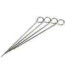 Chef Craft Premium Bbq Skewers, 9 Inch 4 Piece Set, Stainless Steel. Fixed Price $12.99.