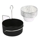 Uniflasy Grease Tray Cup And Clip Fits Charbroil/kenmore Gas Grill,. Fixed Price $15.81.