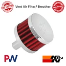 K&n Crankcase Vent Air Filter Chrome-plated Steel Base 1/2" Tube Universal. Fixed Price $51.35.