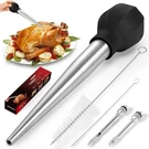 Large Turkey Baster With Cleaning Brush & Needle Stainless Steel Tool For. Fixed Price $15.63.