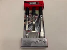 Weber Premium Tool Set Unisex Black New 3-PIECE Stainless Steel Bbq Grill 7797. Fixed Price $29.99.