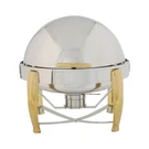 Winco 103A Round 6 Qt. Virtuoso Chafer Dish W/ Food & Water Pan. Fixed Price $575.18.