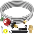 Nqn 12 Foot 0-30 Psi High Pressure Adjustable Propane Regulator With Gauge .... Fixed Price $50.27.