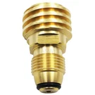 Propane Tank Adapter Converts Pol Lp Service Valve To QCC1/TYPE1 Ho. Fixed Price $6.50.