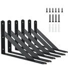 Kersally 8 Inch Shelf Brackets, 6 Pack Heavy Duty For Shelves, 90 .... Fixed Price $32.92.