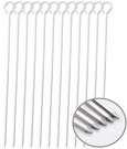 Inch Barbecue Skewers Metal Bbq STICKS,12PACK Stainless Steel Square Skewe.... Fixed Price $18.42.