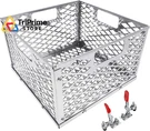 Bbq-plus Charcoal Firebox And Smoker Door Clamps For Basket, Silver. Fixed Price $49.94.