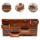 Vintage Small Wooden Desktop Storage Box Drawer Display Shelf Organizer Craft Us. Fixed Price $67.82.