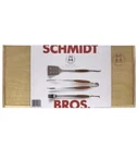 New Schmidt Brothers 3 Piece Bbq Tool Set - In Wooden Gift Box. Fixed Price $49.99.