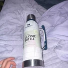 Stanley Classic Insulated Bottle 1.5 Qt Stainless Steel White With Handle. Fixed Price $20.00.