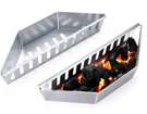 Zorestar Stainless Steel Charcoal Grill Basket - Set Of 2, Silver. Fixed Price $26.99.