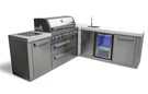 Mont Alpi 6 Burner Island With Bev Center 90-DEGREE Corner Propane. Fixed Price $7008.30.