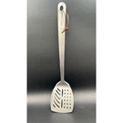 Weber Stainless Steel Grill Spatula Turner Slotted Leather Lanyard 17" Kitchen. Fixed Price $17.25.
