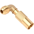Sisabama 3/8" Propane Elbow Adapter For Blackstone Low Pressure Male Gold. Fixed Price $10.10.