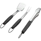 Simplistex 3 Piece Stainless Steel Bbq Grill Tool Set W/tongs, Spatula Silver. Fixed Price $32.95.