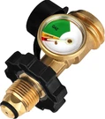 100 Lb Propane Tank Adapter With Gauge, Universal Fit Pol, Converts. Fixed Price $28.99.