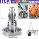 Beer Can Chicken Roaster Rack For Grill Oven Stainless Steel Stand Bbq Cooker. Fixed Price $20.99.