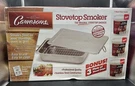 Camerons Stovetop Smoker - Original Stainless Steel Professional W/ Chips New. Fixed Price $39.99.