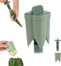 2PCS Pepper Corer, 4.45X2.2X2.2IN/11.3X5.6X5.6CM Abs Material Deseeder. Fixed Price $9.40.