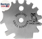 Sage Owl Bristle-free Stainless Steel Bbq Grill Scraper Safe Universal. Fixed Price $30.79.