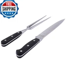 Oklahoma Joe's Blacksmith 2-PC Turkey Carving Set Slicing & Serving Meat. Fixed Price $56.52.