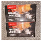 Gia's Kitchen Stainless Steel Smoker Box Set W/ Lids, 2-PACK Silver/black. Fixed Price $14.09.