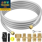 Upgraded 12FEET High Pressure Braided Propane Hose Extension With Conversion Cou. Fixed Price $51.99.