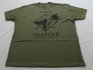 Traeger Unisex Where's Beef T-shirt JK5 Military Heather Green Size 2XL Nwt. Fixed Price $9.34.