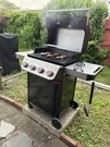 Weber Spirit 4-BURNER Gas Grill Matte Black Silver Wheels Thermometer Side Shelf. Fixed Price $237.00.