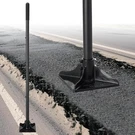 Tamper Tool: Heavy Duty 8"X Steel Ground For Garden Black. Fixed Price $46.52.