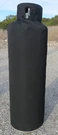 Steel Propane Tank Cover, 100# Custom Made Sunbrella -black. Fixed Price $65.00.