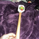 Target Grinch White Green With Santa Hat & Wreath 12.75" Spatula Wood Handle. Fixed Price $12.25.
