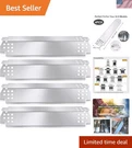 Weather-resistant Stainless Steel Grill Heat Shields For Better Bbq 4 Pieces. Fixed Price $37.99.