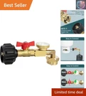 Propane Refill Adapter, 1 Pound Bottles From 20LB Tank, Easy To Use, Sol.... Fixed Price $39.79.