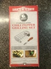 Bull Chili Pepper Grilling Set. Fixed Price $14.99.