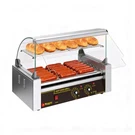 Hot Dog Roller Grill, 7 With Dual Temperature Control, Stainless Steel.... Fixed Price $268.36.