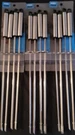 3 Pk 4 Pc-pro Fresh 1 Side Flat Stainless Skewers Barbeque Grill Stick. Fixed Price $29.88.