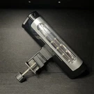 Brookstone Bbq Grill Light Weather-proof Adjustable Clamp Pivots. Fixed Price $12.99.