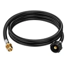 Gasxpert Propane Hose Adapter 1LB To 20LB, 4FT Tank Feet, Black. Fixed Price $17.92.