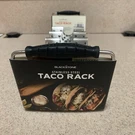 * Blackstone 5438 Taco Tray Holder Rack With Handle, Stainless Steel. Fixed Price $11.00.