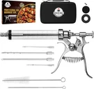 New Meat Injector Gun Kit Stainless Steel Bbq Marinade With Case Fast. Fixed Price $88.85.
