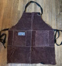 Outset Suede Leather Grilling Apron 2 Pockets Grab Life By Nwot. Fixed Price $44.99.