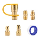 Roastove 3/8 Inch Natural Gas Quick Connect Fittings Kit, Lp Propane Hose.... Fixed Price $23.65.