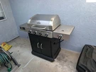 Master Forge 4-BURNER Silver & Black Liquid Propane Gas Grill 1 -side. Fixed Price $295.00.