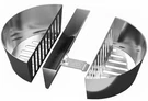 Charcoal Fire Basket W/ Water Pan, Large Stainless Steel Grill. Fixed Price $64.99.