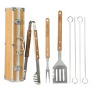 Gibson Home 143831.08 Barbecue Pro Piece Stainless Steel Tool Set Carry Box. Fixed Price $40.97.